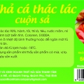 chả cá thác lác cuộn sả 500gr