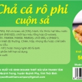 Chả cá rô phi cuộn sả 500g