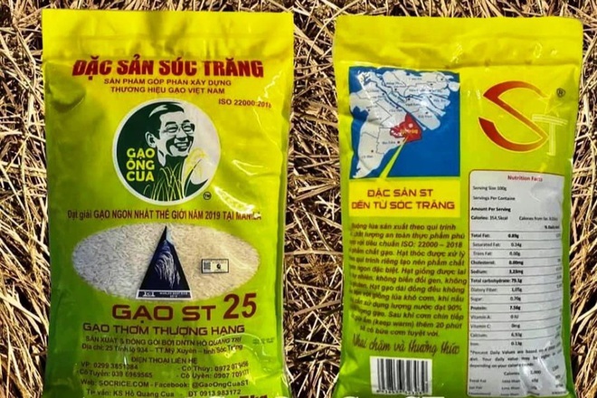 Gạo ngon nhất thế giới của ông Hồ Quang Cua lại tiếp tục bị làm giả