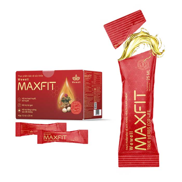 Health Supplement Wewell Maxfit Support blood circulation, Benefit to the liver