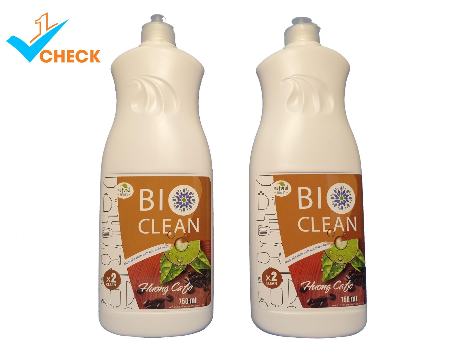 Nước rửa chén sinh học thảo dược Bio Clean hương cà phê