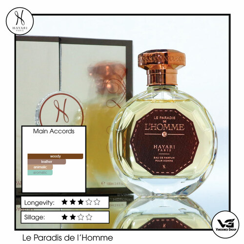 Nước hoa  Le Paradis de l’homme – HAYARI Parfums Paris 100ML