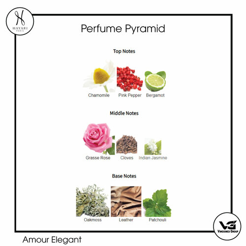 Nước hoa Amour élégant – HAYARI Parfums Paris 100ML