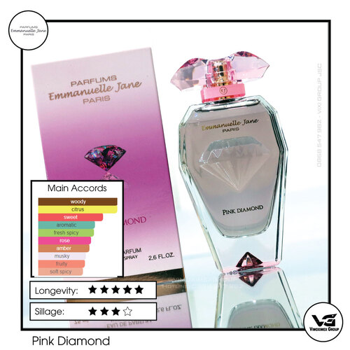 Nước hoa  Pink Diamond EMMANUELLE JANE EDP 75ML