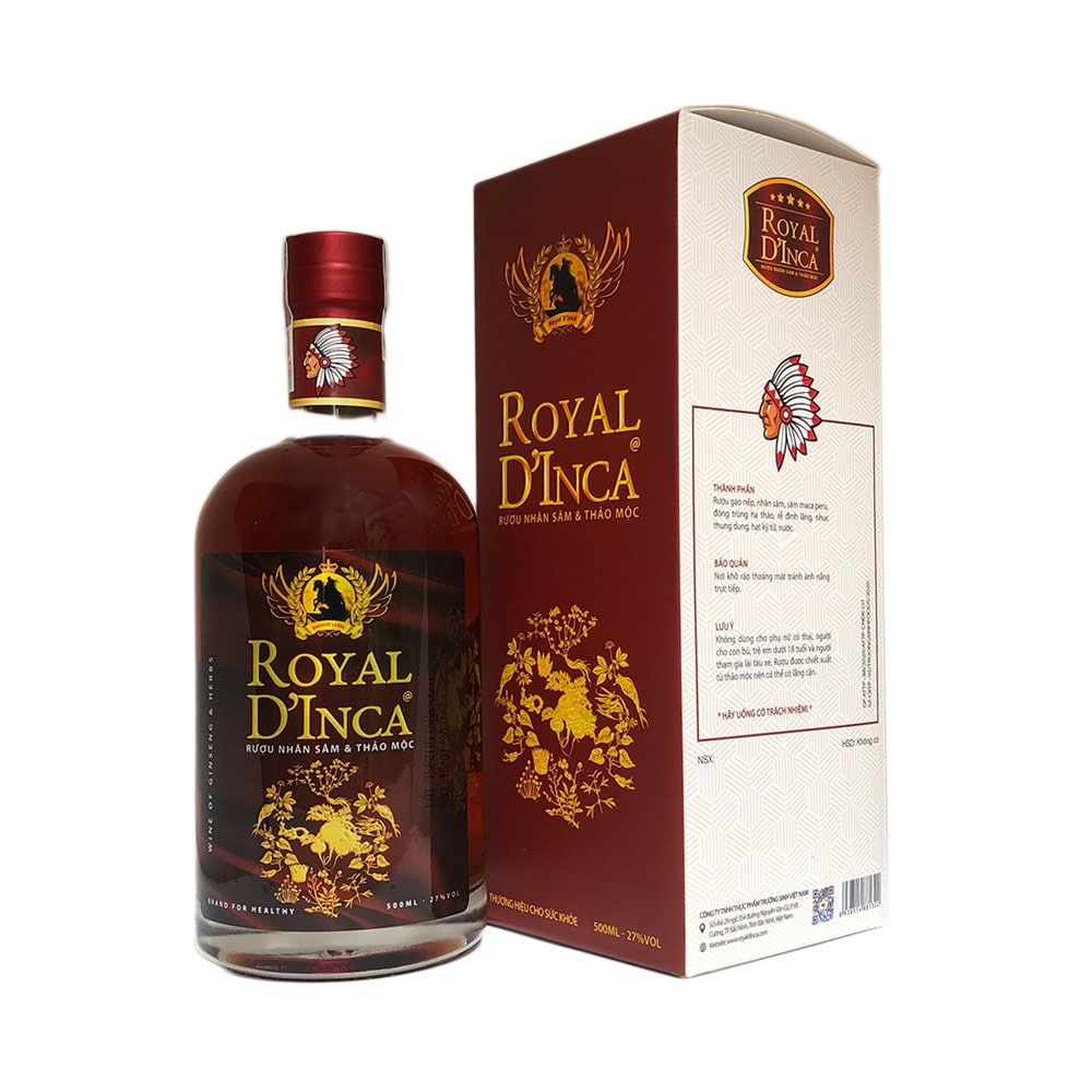 Royal D’Inca– Rượu nhân sâm & thảo mộc!