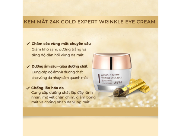 Kem mắt JNN-II 24K Wrinkle Eye Cream