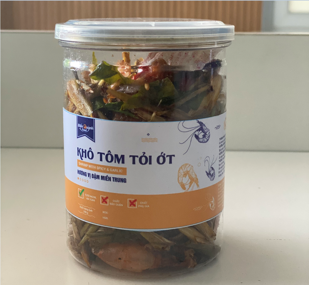 Khô tôm tỏi ớt Biển Quỳnh Food