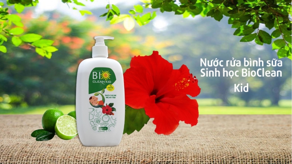 Nước súc rửa bình sữa hữu cơ BioClean Kid