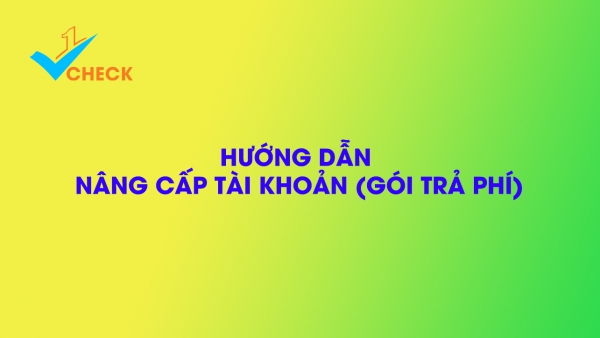 Hướng dẫn nâng cấp tài khoản (gói có trả phí)