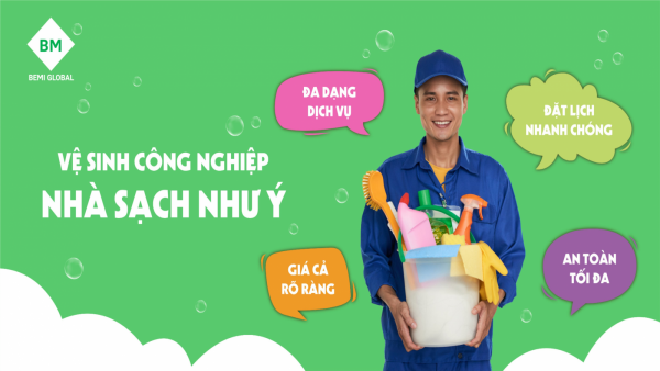 Dịch vụ vệ sinh công nghiệp- Giải pháp bảo vệ môi trường cho cuộc sống hiện đại