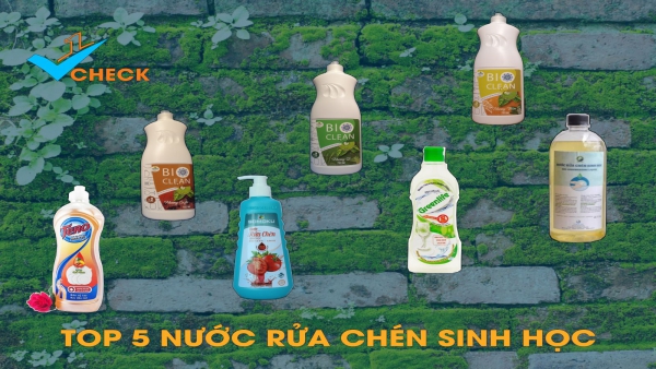 Top 5 nước rửa chén sinh học được sản xuất tại Việt Nam