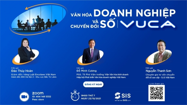 Nhiều vấn đề “nóng” được chia sẻ tại tọa đàm  “Văn hóa doanh nghiệp và chuyển đổi số thời VUCA”