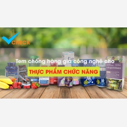 Sử dụng tem chống hàng giả cho ngành thực phẩm chức năng