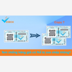 Tem chống hàng giả 1Check có bị làm giả được không?
