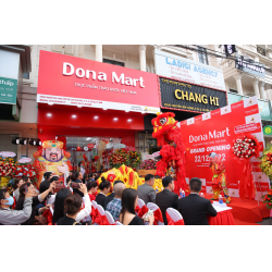 Hệ Thống Siêu Thị Dona Mart Tưng Bừng Khai Trương Tại TP Hồ Chí Minh