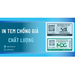 In tem chống giả sản phẩm chất lượng