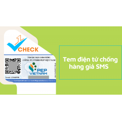 Tem điện tử chống hàng giả SMS cao cấp