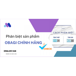  Phân biệt sản phẩm chính hãng qua tem chống hàng giả của Obagi