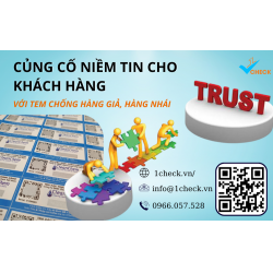 Dán tem chống hàng giả cho sản phẩm: Giữ vững uy tín với người tiêu dùng