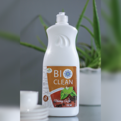 Nước rửa chén sinh học thảo dược BioClean, hương cà phê, chai 750ml (Set 20 chai)