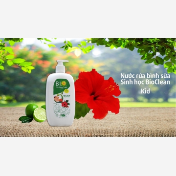 Nước súc rửa bình sữa hữu cơ BioClean Kid