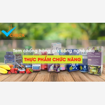 Sử dụng tem chống hàng giả cho ngành thực phẩm chức năng