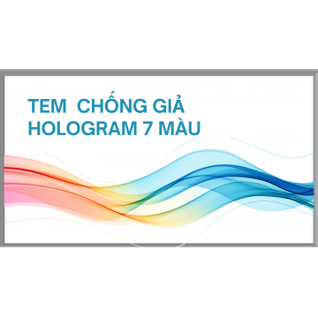 Những nét đặc trưng của tem 7 màu chống hàng giả 