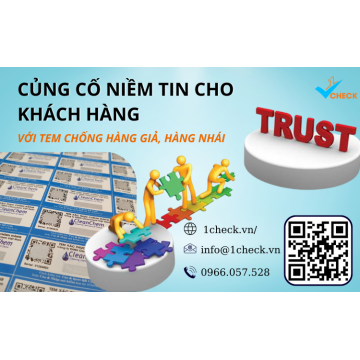 Dán tem chống hàng giả cho sản phẩm: Giữ vững uy tín với người tiêu dùng