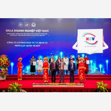 Công ty Nhân lực quốc tế KSV và thương hiệu “Doanh nghiệp – Doanh nhân cống hiến vì sự phát triển kinh tế Việt Nam” năm 2022
