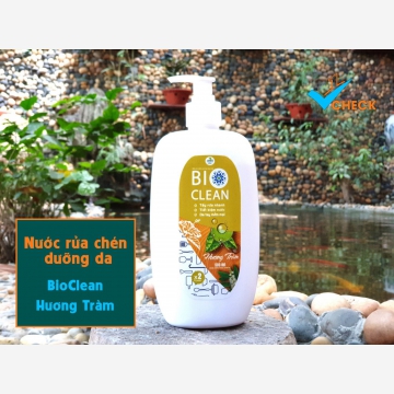 Nước rửa chén sinh học thảo dược BioClean X2, hương tràm, chai 500ml