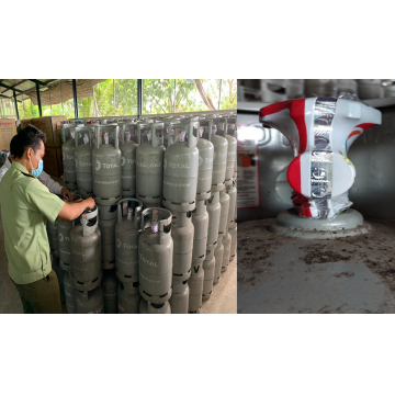 Bán hàng giả mạo nhãn hiệu Totalgaz, doanh nghiệp bị phạt 110 triệu đồng