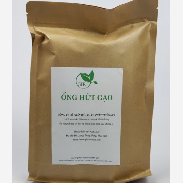 Ống hút gạo size 8mm dài 20cm, gói 1,5kg (thùng 50 gói)