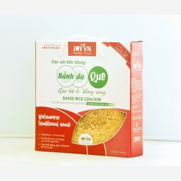 Bánh đa quê Gạo lứt & Vừng rang, túi 3 chiếc (Set 20 túi)