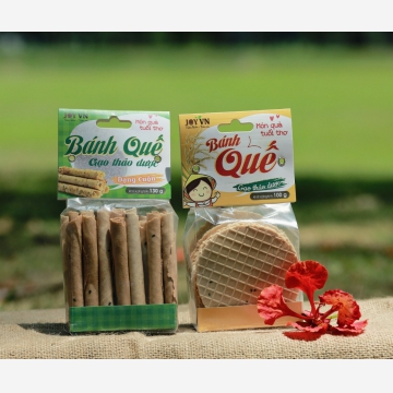 Bánh Quế gạo thảo dược, túi 100gr (Set 30 túi)